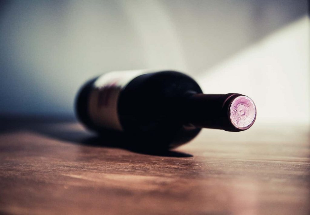 Wine Storage - Bottle Laying on side