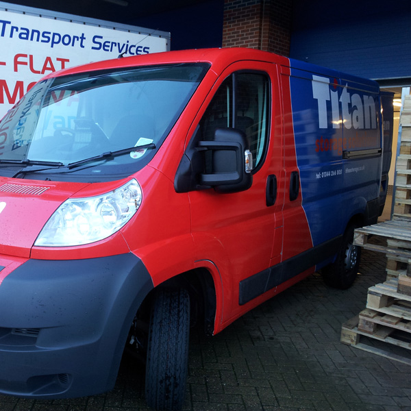 Titan Storage removals van