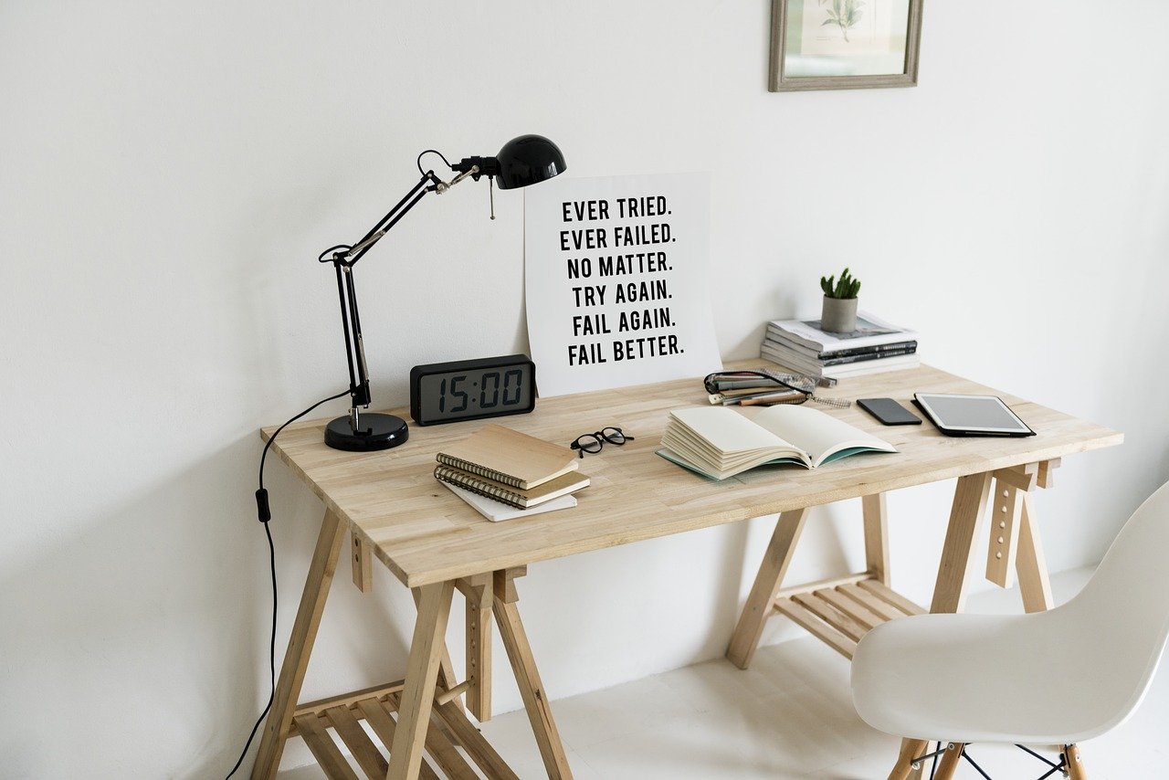 Workspace living minimalist example