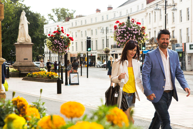 The Parade in Royal Leamington Spa