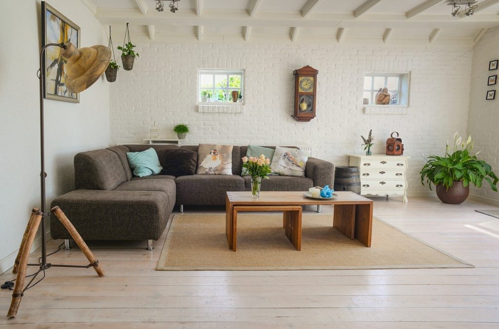 Spacious and light living room