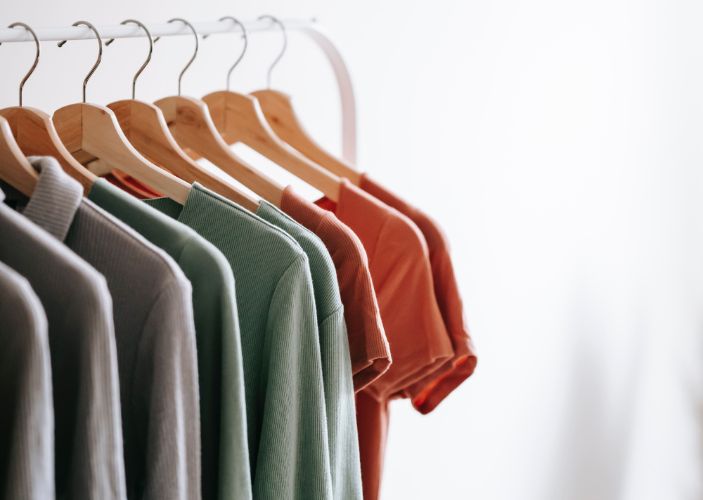 shirts on clothes line