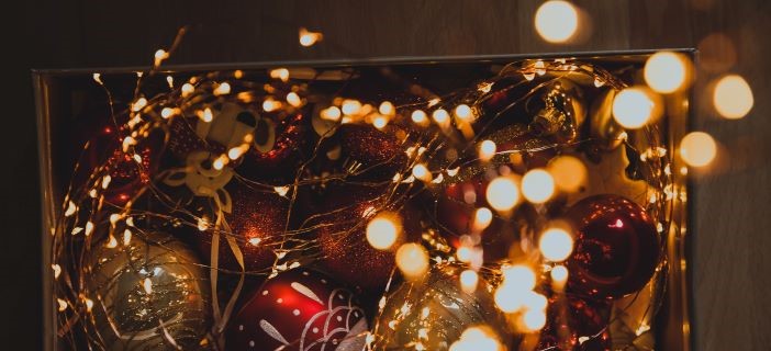 christmas lights in box